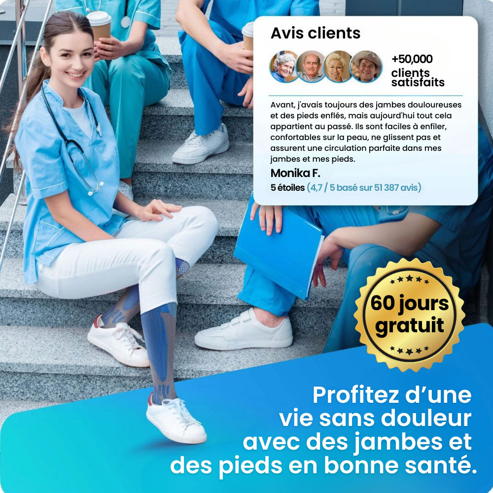 VenoFlex™ - Bas de compression anti-douleur